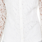 Charter Club Women's Lace Button Down Top White Size X-Small