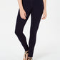 Style & Co Women's Curvy SeaPonte Knit Leggings Blue Size X-Small