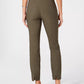 Charter Club Women's Chelsea Tummy-Control Ankle Pants Green Size 12 Petite
