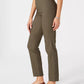 Charter Club Women's Chelsea Tummy-Control Ankle Pants Green Size 12 Petite