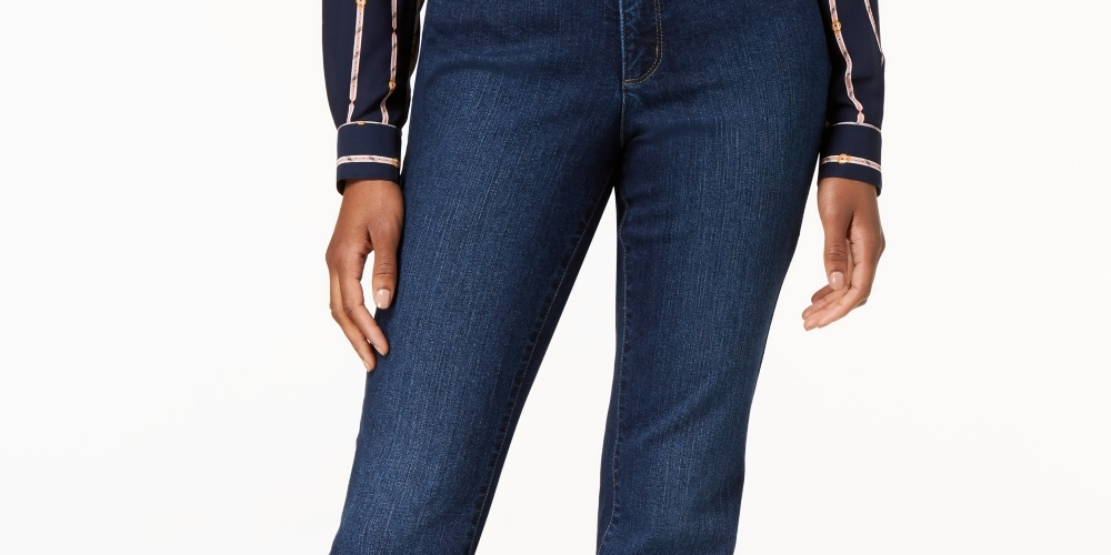 Charter Club Women's Prescott Bootcut Jeans Blue Size 12S