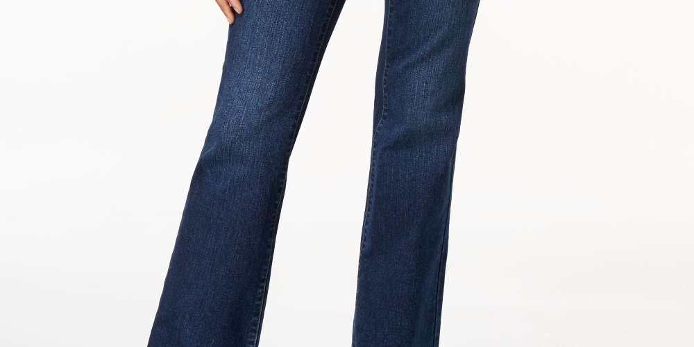 Charter Club Women's Prescott Bootcut Jeans Blue Size 12S