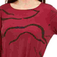 Alfani Women's Printed Handkerchief Hem Top Red Size Petite Small