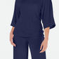 Ideology Women's Tie Back Top Blue Size X-Large