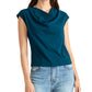 Rachel Roy Women's Cap Sleeve Top Blue Size X-Large