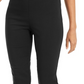 Thalia Sodi Women's Cropped Button Hem Pants Black Size Medium