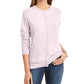 Karen Scott Women's Bead Button Cardigan Pink Size Small