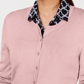 Charter Club Women's Long Sleeve Button Front Cardigan Pink Size X-Small