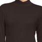 Style & Co Women's Mock Neck Top Brown Size X-Large