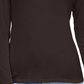 Style & Co Women's Mock Neck Top Brown Size X-Large