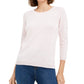 Maison Jules Women's Flecked Sweater Pink Size Large