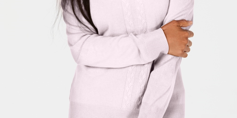 Karen Scott Women's Cable Knit Crewneck Sweater Pink Size Petite Medium