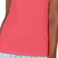 Karen Scott Women's Studded Sweetheart Tank  Orange Size Medium