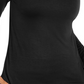 Thalia Sodi Women's Twist Neckline Top Black Size Medium