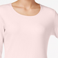 Karen Scott Women's Scoop-Neck Top Pink Size Small