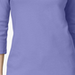 Karen Scott Women's Scoop Neck Top In Regular Purple Size XX-Large