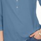 Charter Club Women's Supima Cotton 3/4-Sleeve Polo Blue Size Small