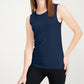 Alfani Women's High Neck Tank Top Navy Size Petite S
