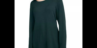 INC International Concepts Women's Grommet Hem Top Green Size Medium