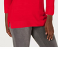 Karen Scott Women's V Neck Sweater Red Size XX-Large