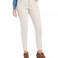 Style & Co Women's Curvy Fit Skinny Fashion Jeans Beige Size 2