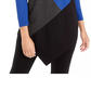 Alfani Women's Colorblocked Asymmetrical Tunic Blue Size Petite S