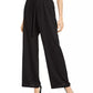 BCX Junior's Wide Leg Paperbag Pants Black Size X-Large