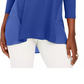 JM Collection Women's Mixed-Media Studs Top Blue Size X-Small