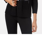Alfani Women's Petite Mixed-Stitch Open-Front Cardigan Black Size PS