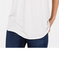 Style & Co Women's Embroidered-Yoke Ruffle-Trim Top White Size Medium