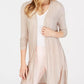 Charter Club Women's Textured-Knit Open Cardigan White- Size Large