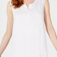 Style & Co Women's Sleeveless Jewel Neck Top Size X-Large Yellow Size X-Large