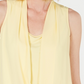 Charter Club Women's Surplice Top Yellow Size Large