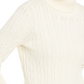 NOSTOCK Charter Club Women's Cable Knit Turtleneck Sweater Vanilla Size Petite S