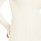 NOSTOCK Charter Club Women's Cable Knit Turtleneck Sweater Vanilla Size Petite S