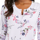 Karen Scott Women's Floral-Print Cardigan Purple Size XX-Large