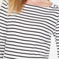 Charter Club Women's Petite Pima Cotton Button-Shoulder Print Top White Size Petite XL