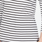 Charter Club Women's Petite Pima Cotton Button-Shoulder Print Top White Size Petite XL