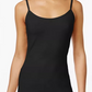 Planet Gold Women's Black Stretch Adjustable Spaghetti Strap Scoop Neck Tank Top Juniors Black Size Large