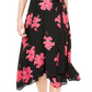 Alfani Women's Petite Printed Wrap Dress Black Size 10 Petite