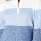 Karen Scott Women's Cotton Striped Sweater Brightblue Size X-Small