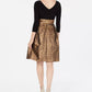 Jessica Howard Women's Solid & Animal-Print Fit & Flare Dress Red Size 16