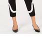 Alfani Women's Petite Colorblocked Ankle Pants Black Size 2 Petite