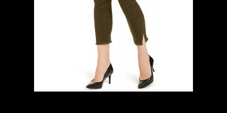 Alfani Women's Green Fringed Pants Green Size 14 Petite