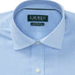 Ralph Lauren Men's Classic Regular Fit Non Iron Stretch Gingham Dress Shirt Blue Size 17X34X35