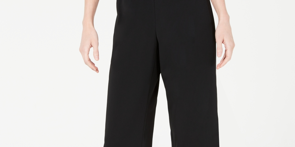 Alfani Women's Capri Pants Black Size Petite X-Large