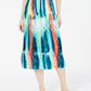 Alfani Women's Knife Pleat Midi Skirt Blue Size Petite Small