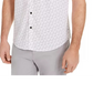Alfani Men's Digital Print Collared Button Down Shirt White Size XX-large