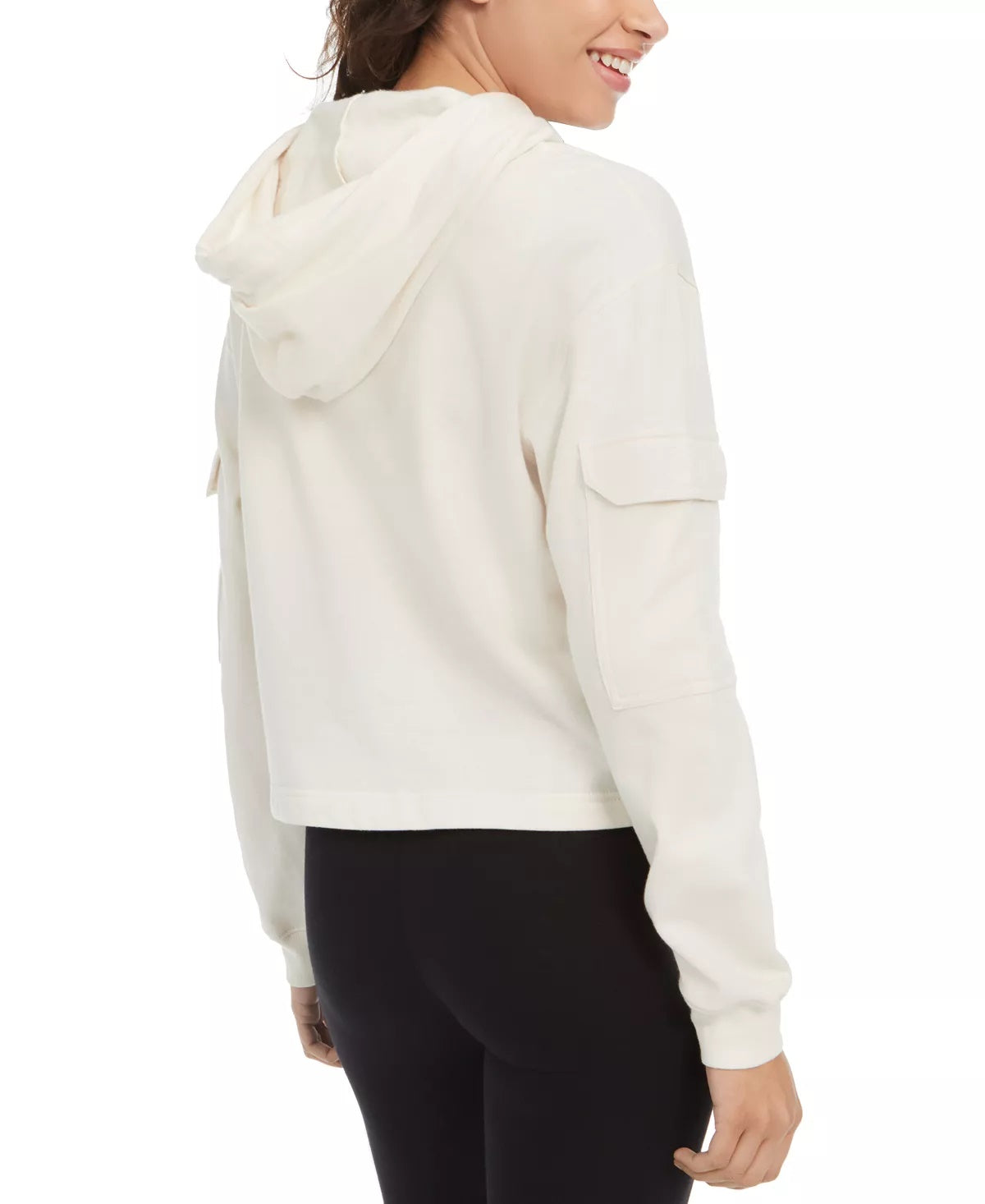 Freeze 24-7 Junior's Mtv Graphic Hoodie Beige Size Medium