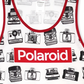 Polaroid Men's Camera Print Tank Top Black Size Medium